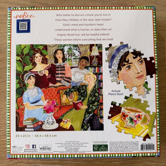 Jane Austen's Book Club 1000 Piece Puzzle - Picture 5 of 5